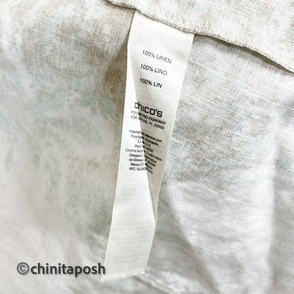 Chicos Cardigan Open Front Roll Adjustable Sleeve - Picture 4 of 6